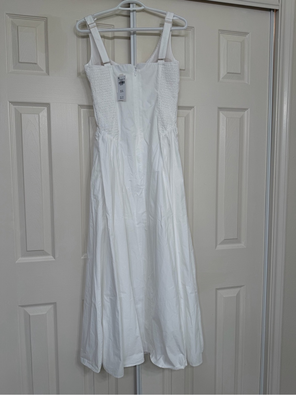 Abercrombie & Fitch White Scoop-Neck Midi Dress - Picture 5 of 5